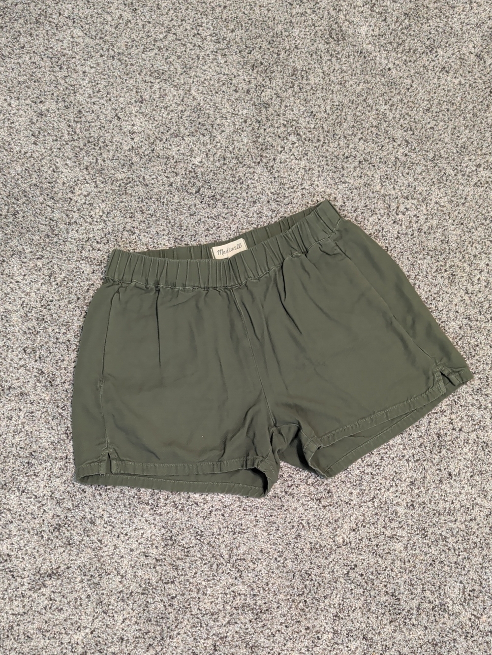 Madewell Olive Utility Pull-On Women's Shorts